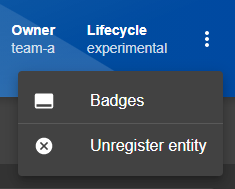 Badges Context Menu