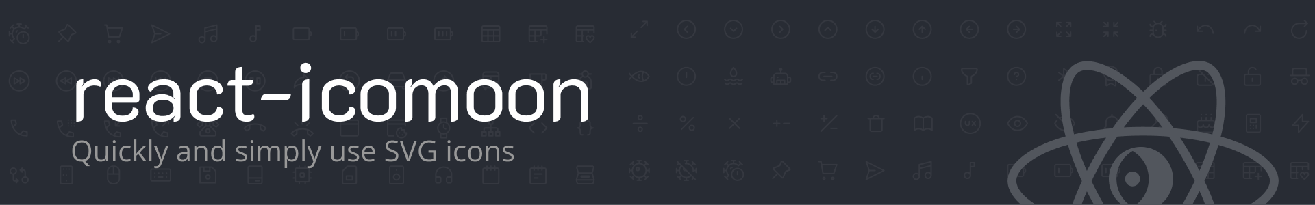 React-Icomoon Logo