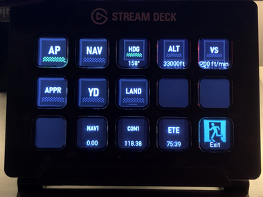 Stream Deck with AP controls