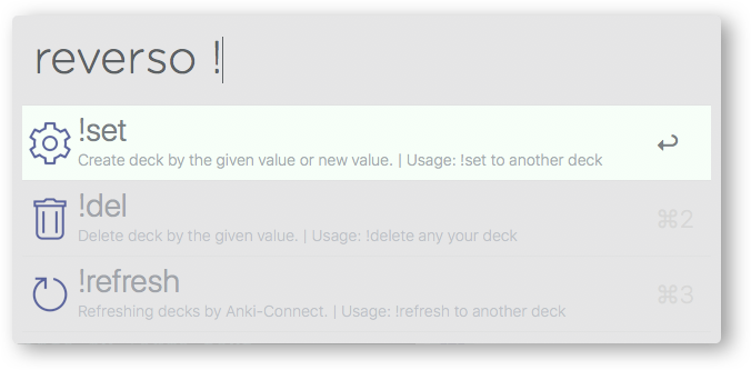 Create, choose and delete your decks in Anki