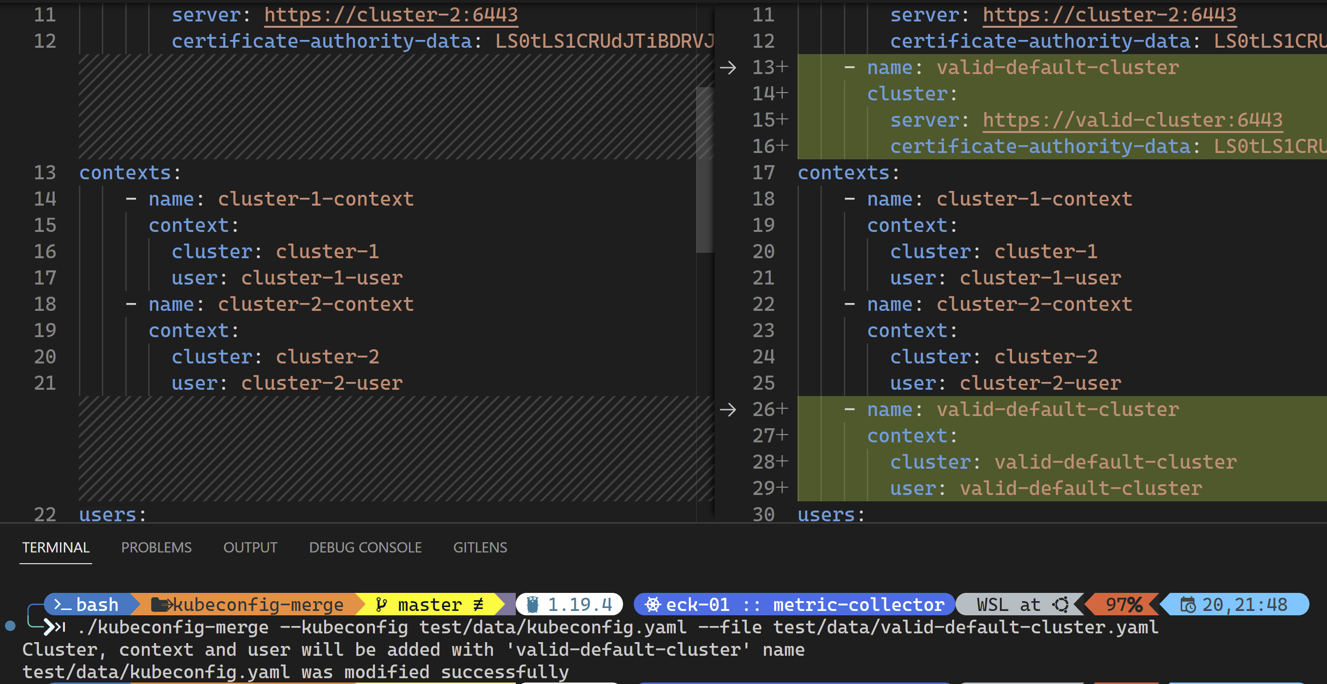 kubeconfig-merge without name