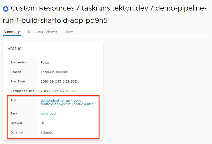 Image of TaskRun additions