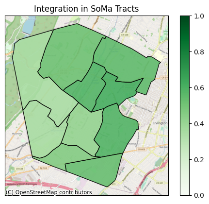 Integration in SoMa Tracts