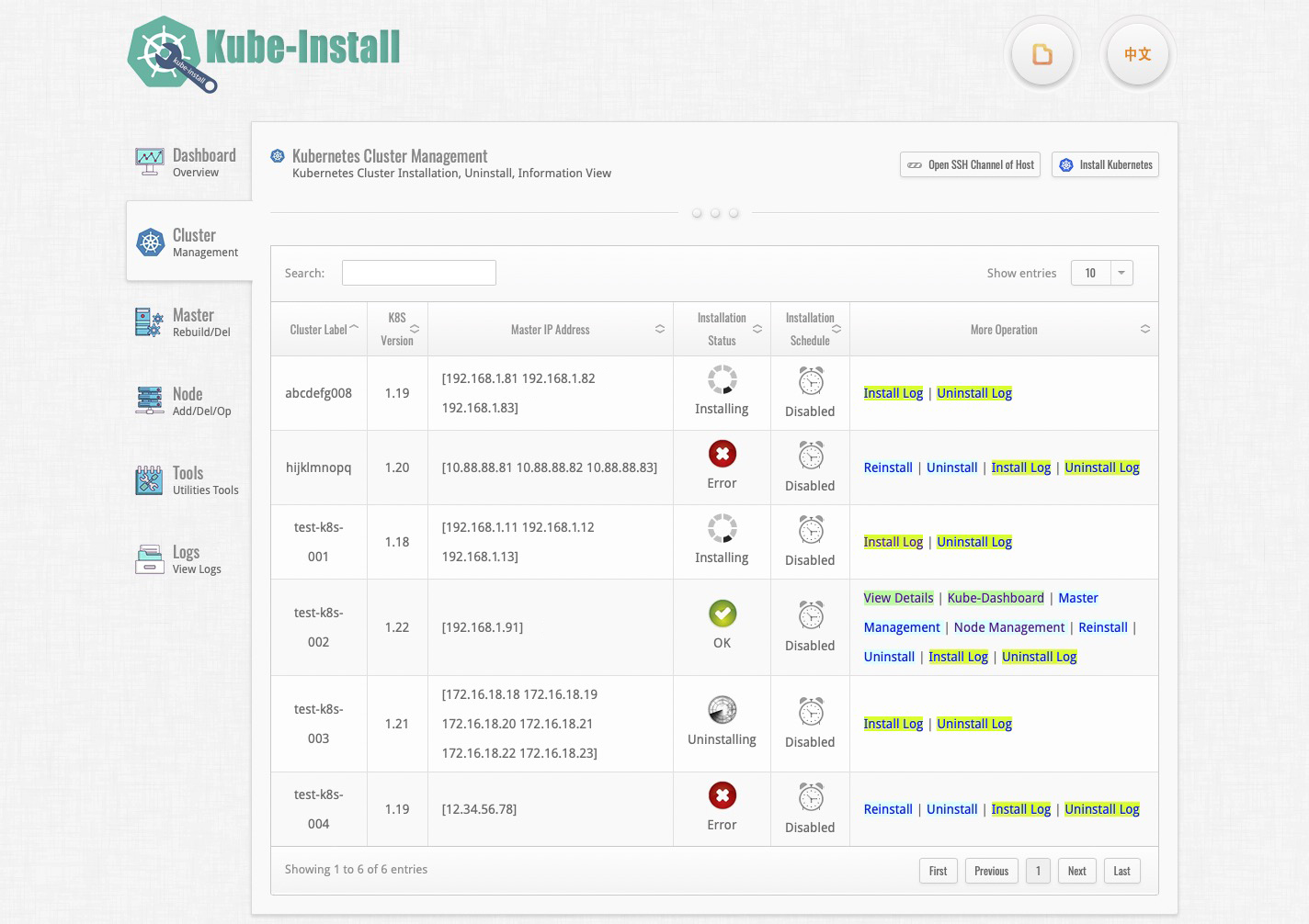 kube-dashboard