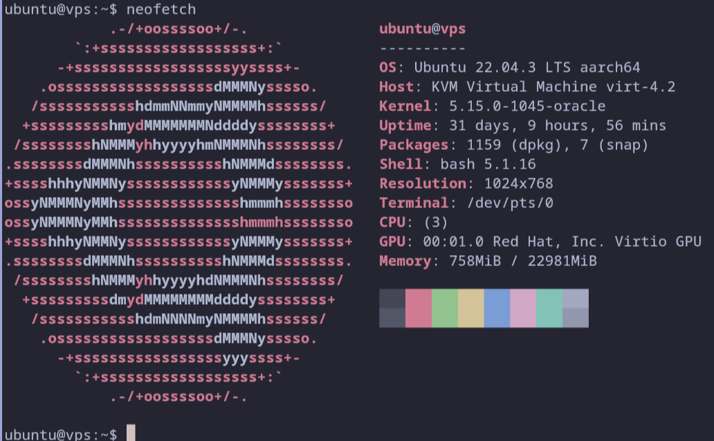 Neofetch 6