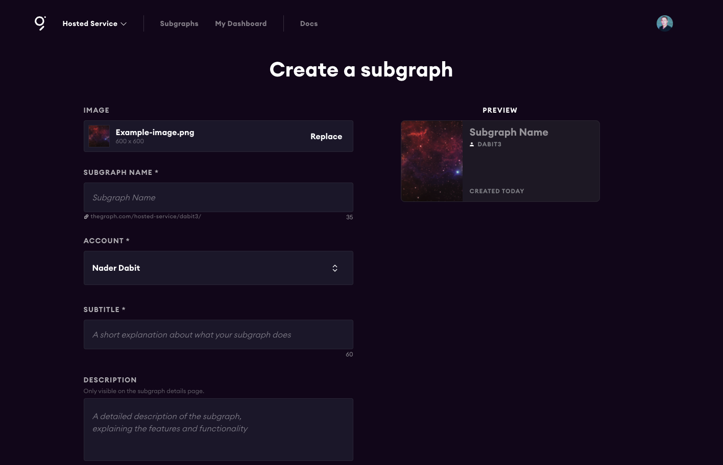 Hosted studio dashboard