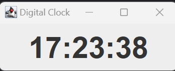 Digital Clock Screenshot