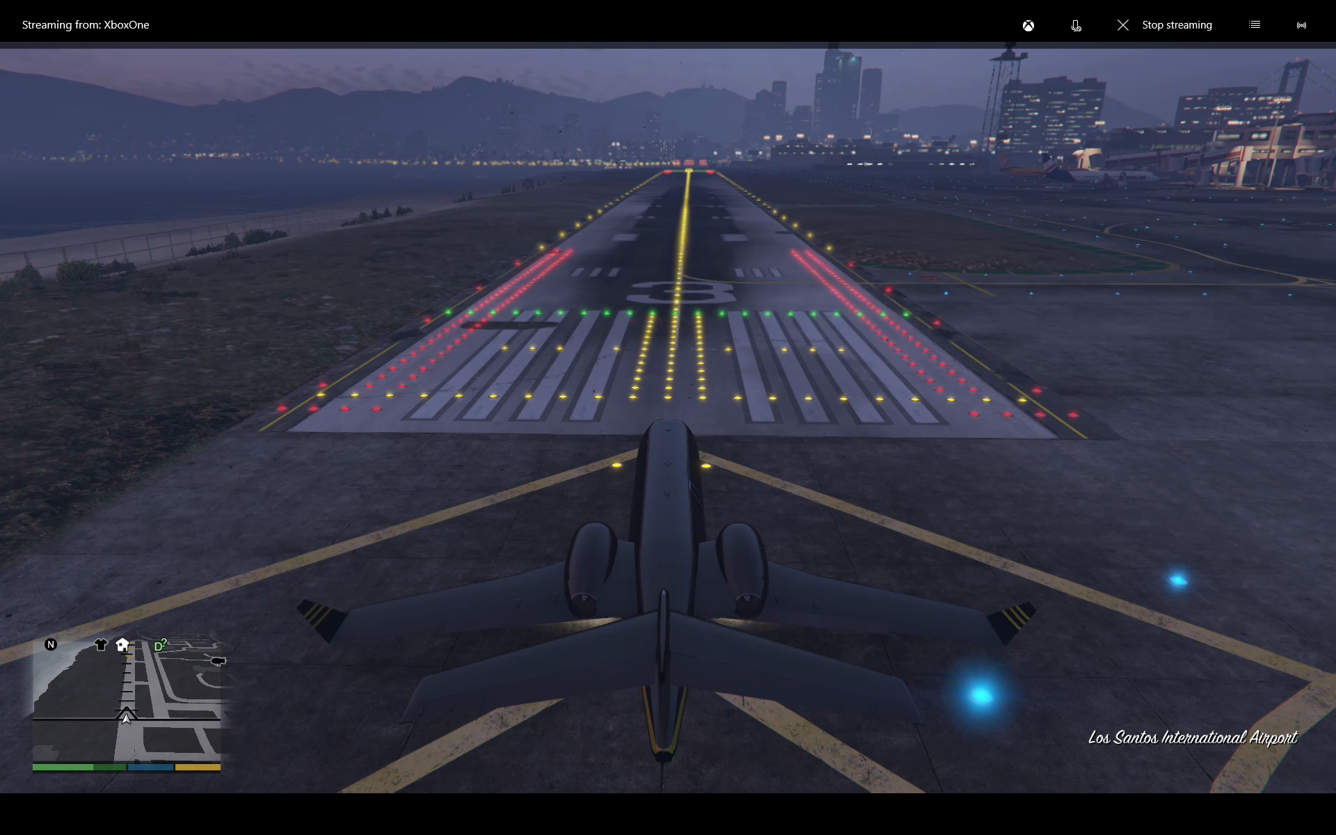 GTA starting position at Runway 3