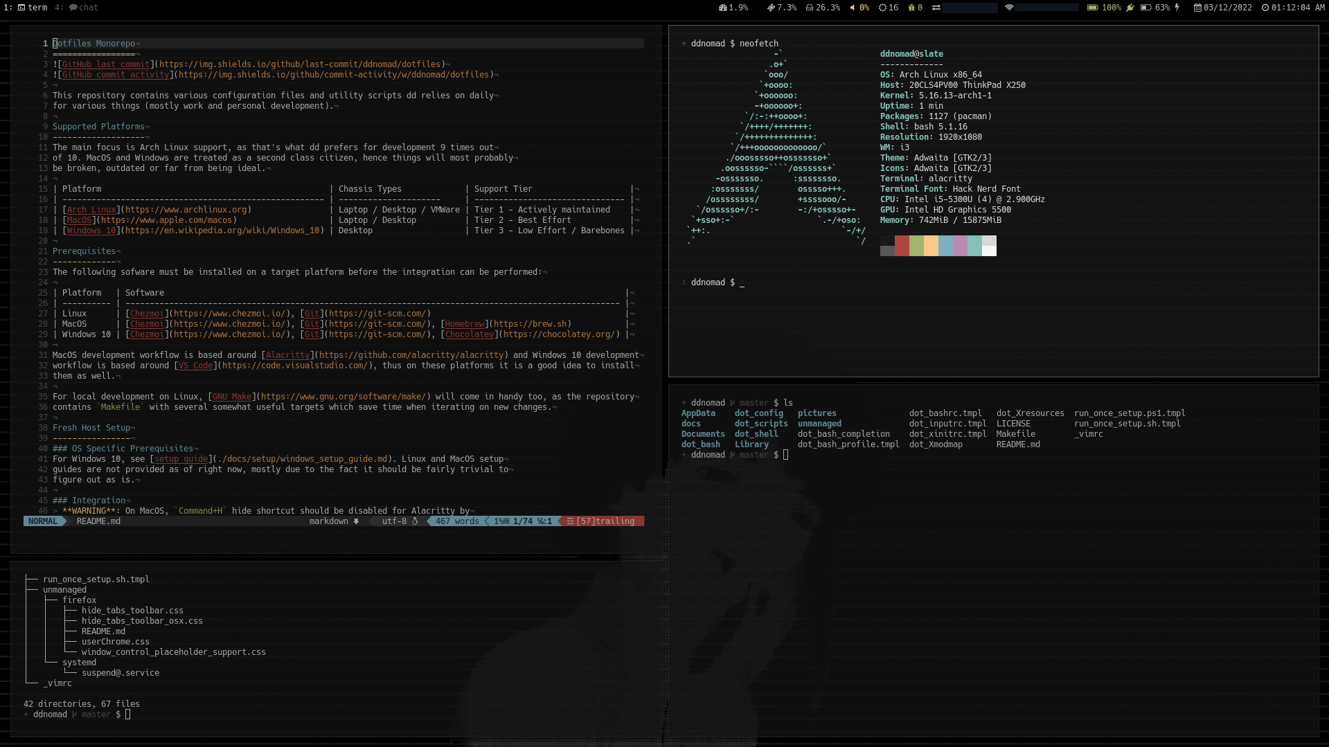 Arch Laptop Screenshot