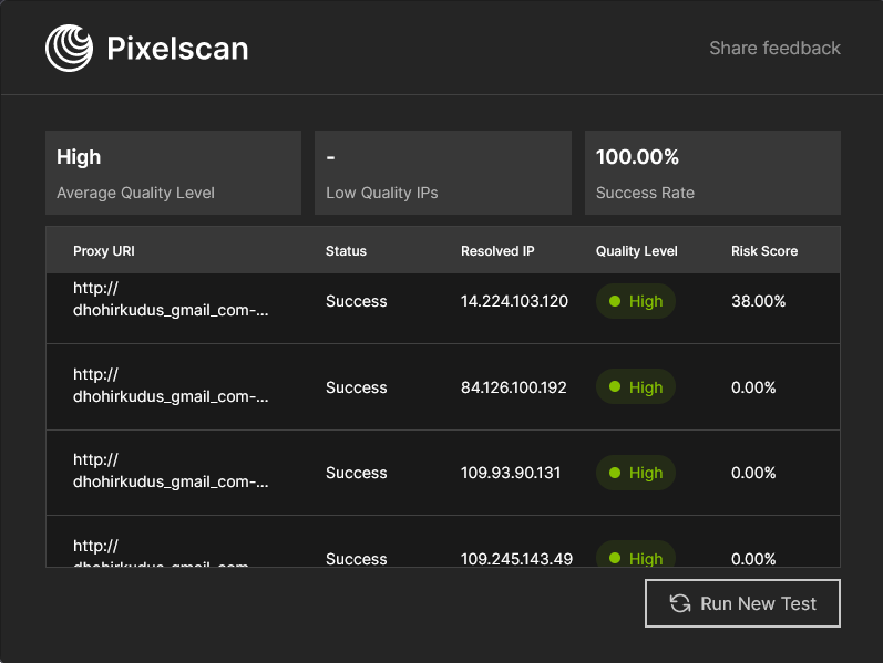 Pixelscan Proxy Checker