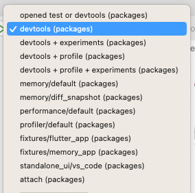 VS Code launch configurations