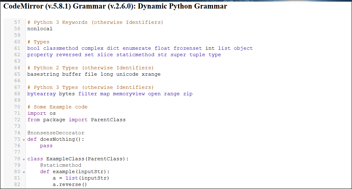 python-grammar