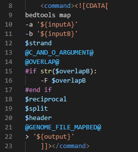 Demo feature embedded syntax highlighting