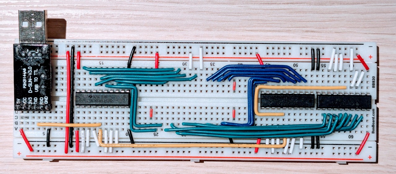 photo of breadboard