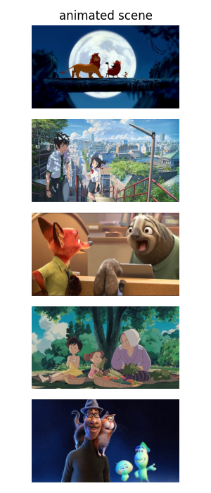 Searching for "animated scene"