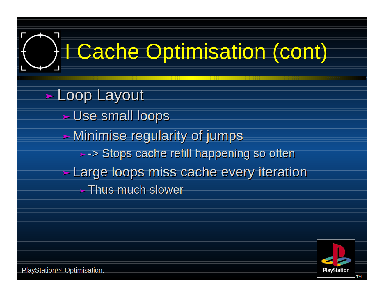 example optimisations