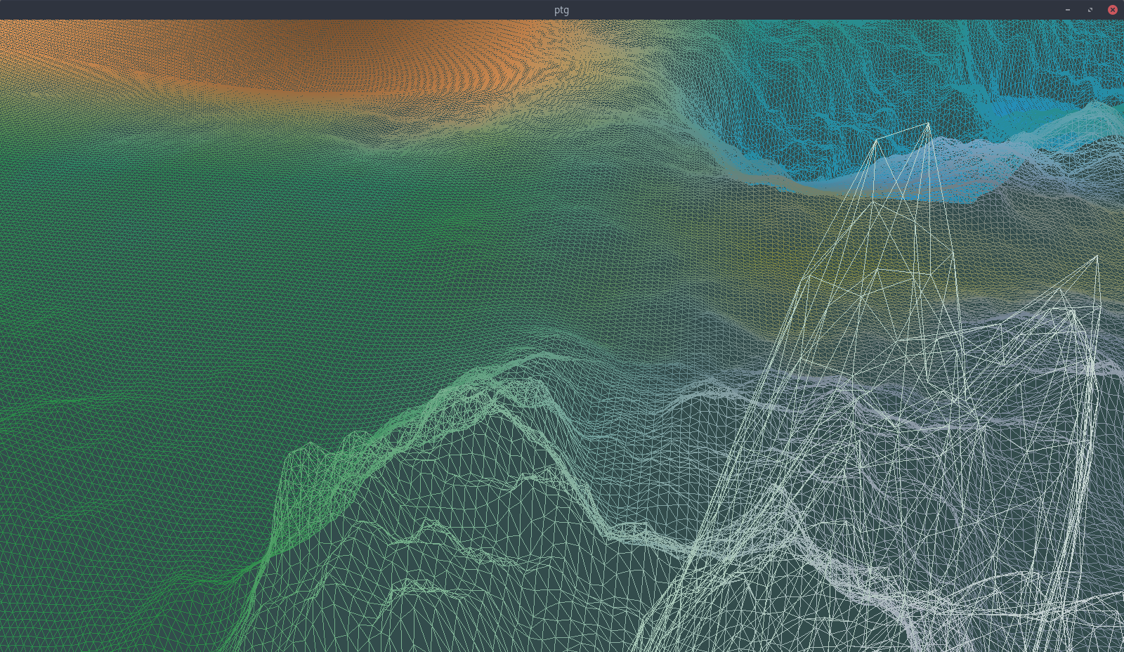 3-dimensional perspective height map