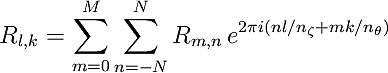 flux surface R via DFT