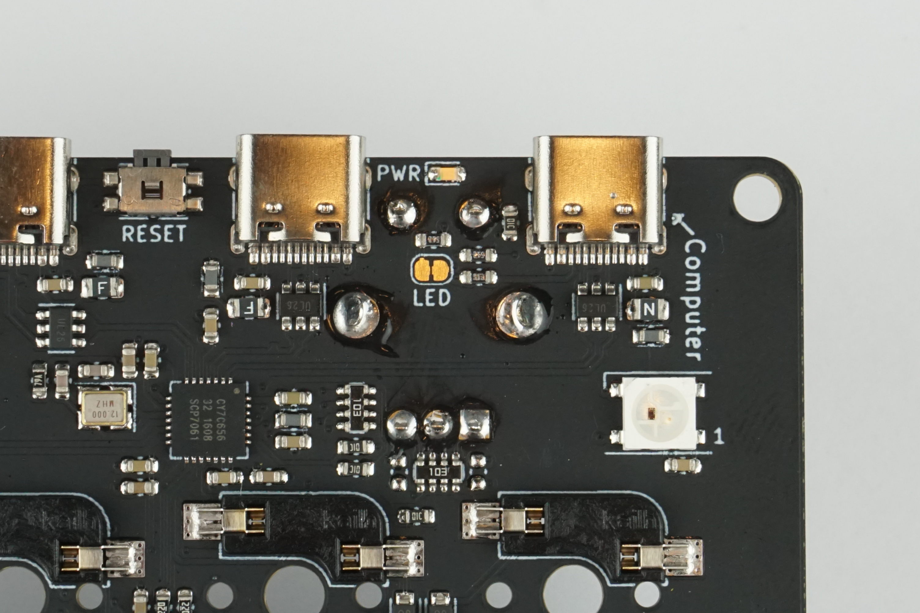 Cutting trace for power LED