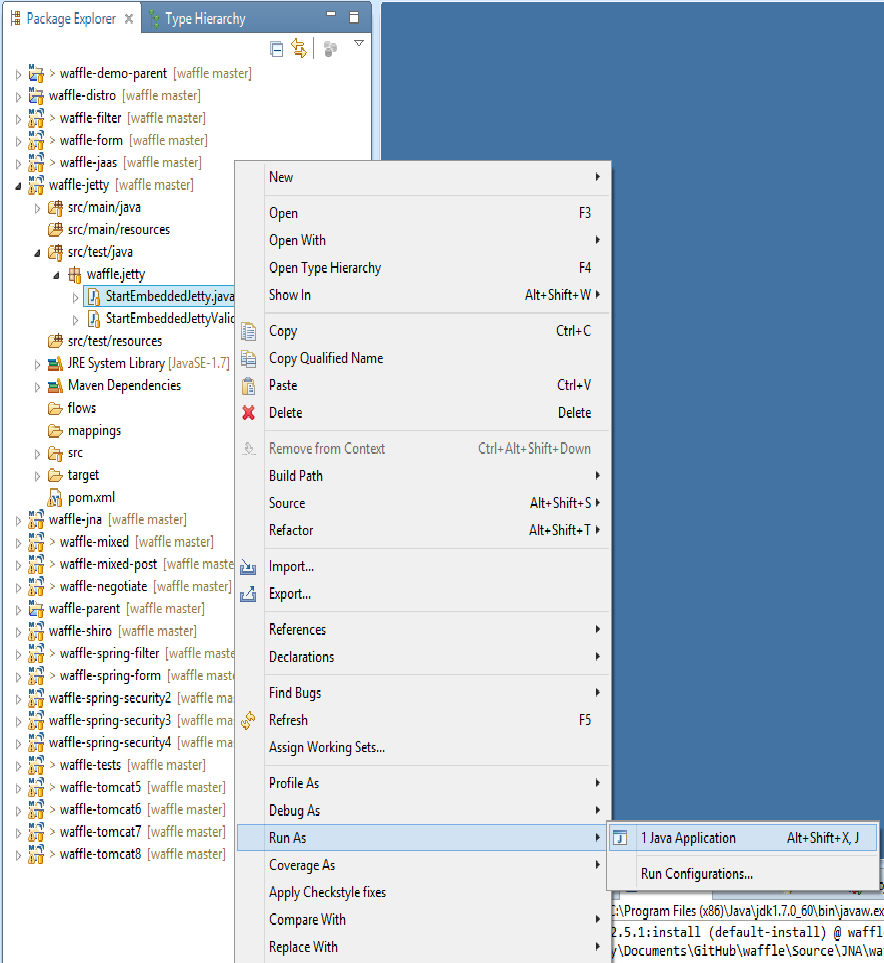 start-jetty-in-eclipse