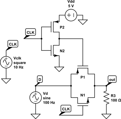 Pass Gate Circuit Diagram