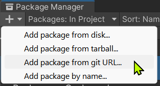 add package by git url