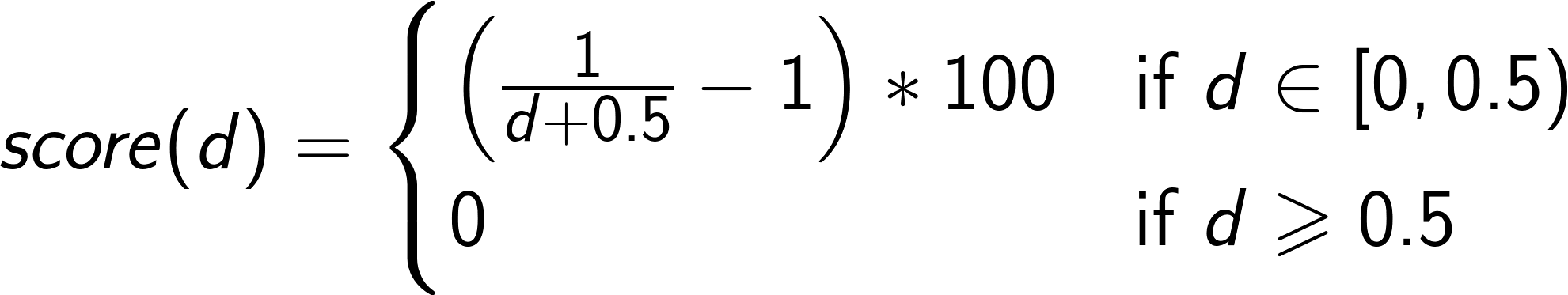 score function