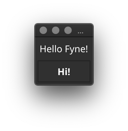 Fyne Hello Dark Theme