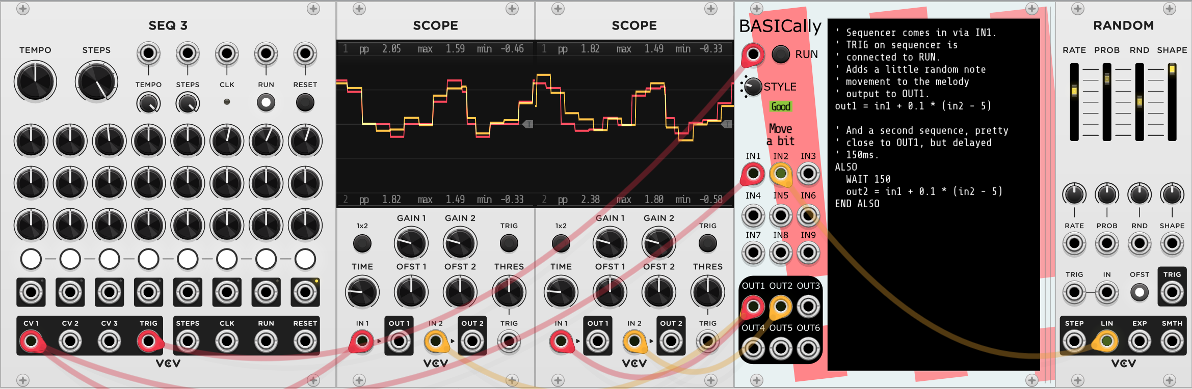 add a little variation to a melody image