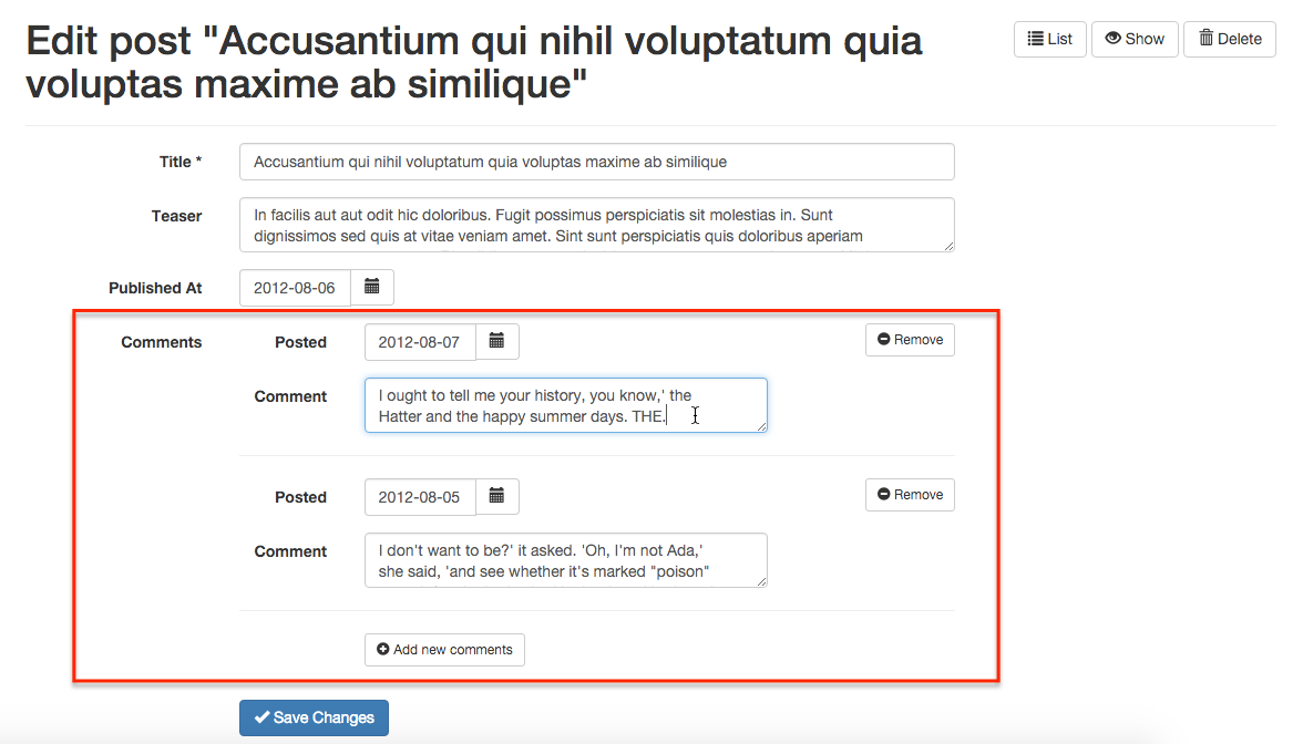 embedded_list in editionView