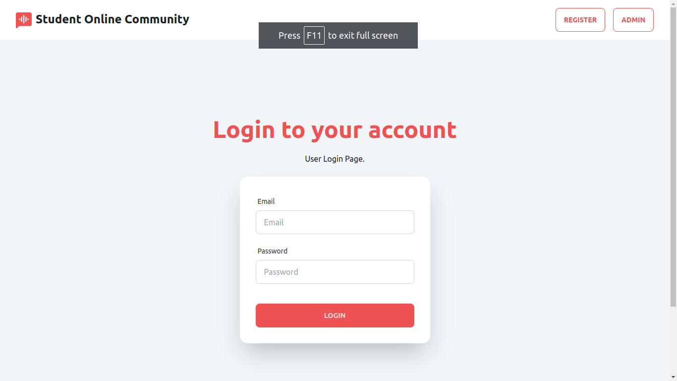 Login Page