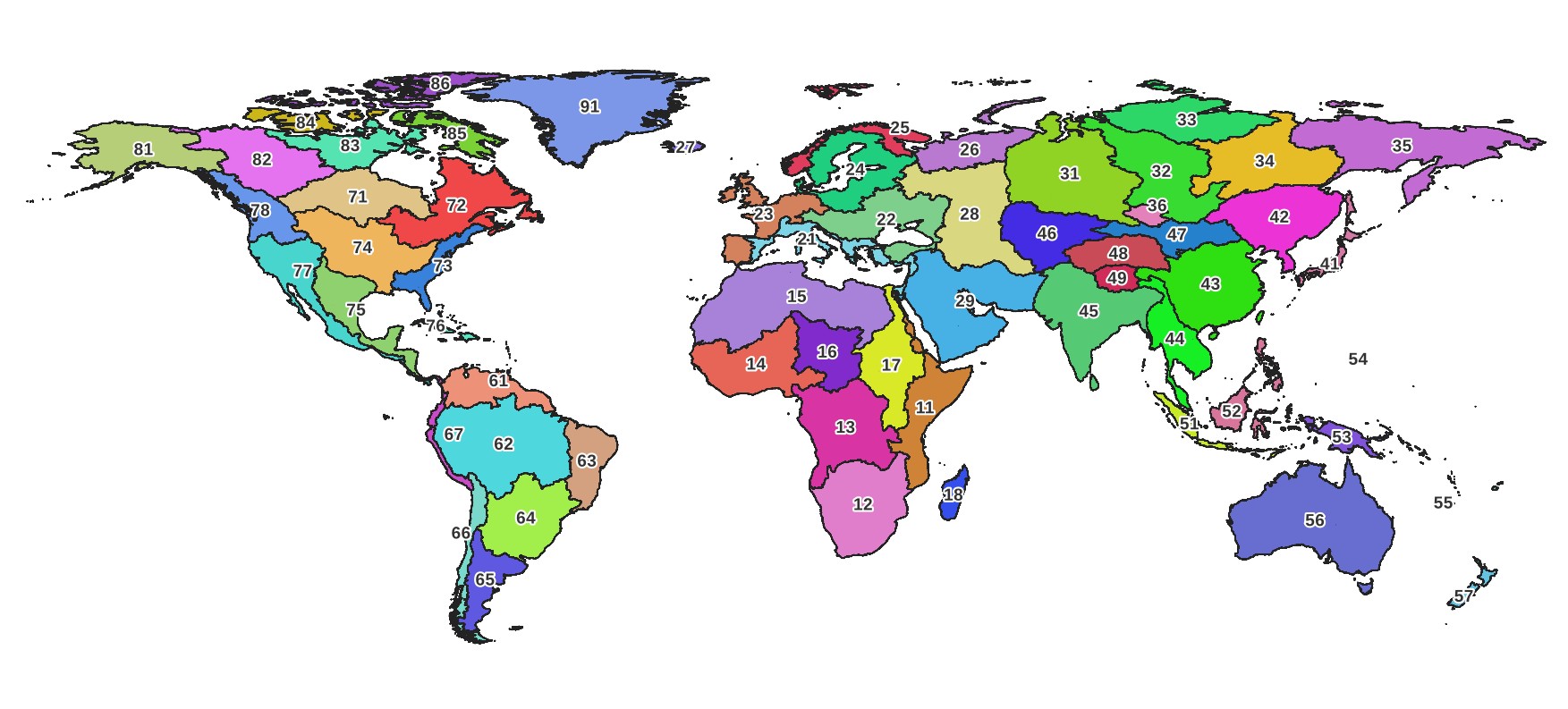 MERIT Level 2 Basins