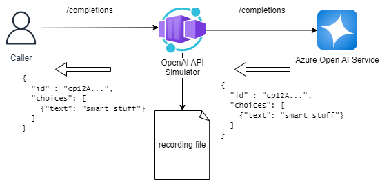 Simulator in record mode