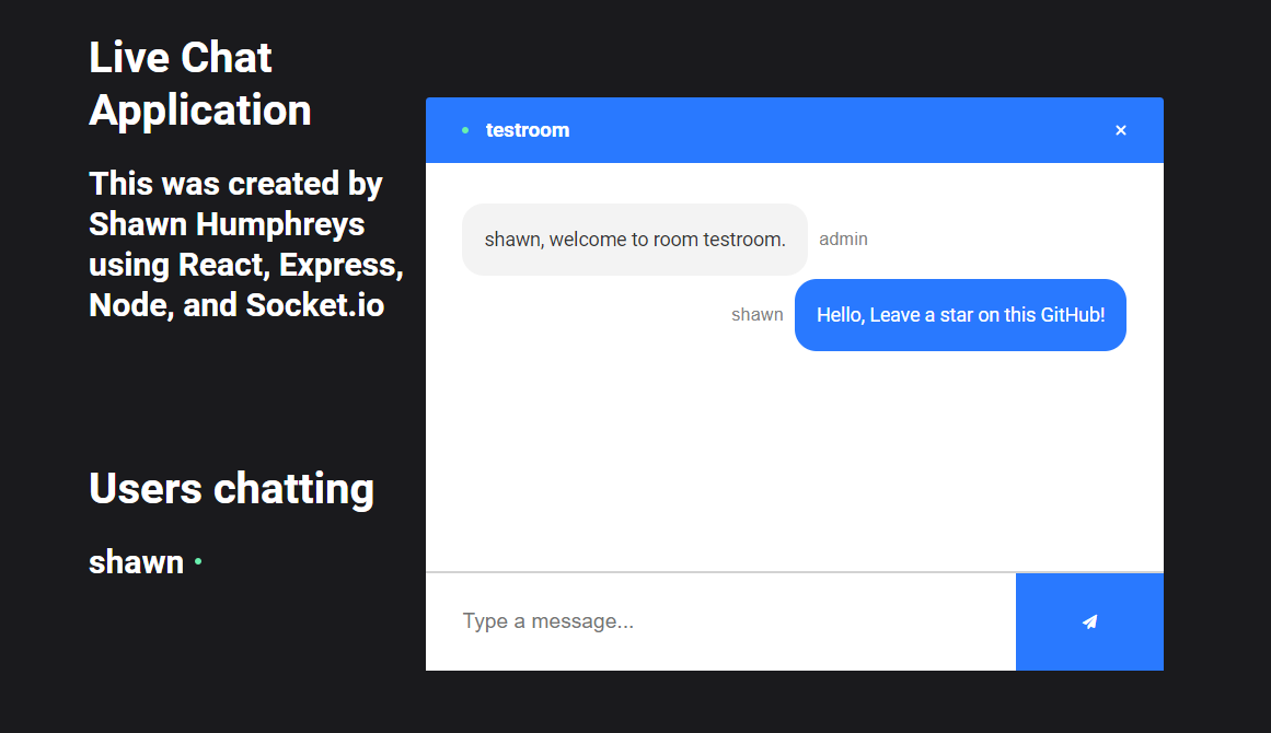 React Chat Application