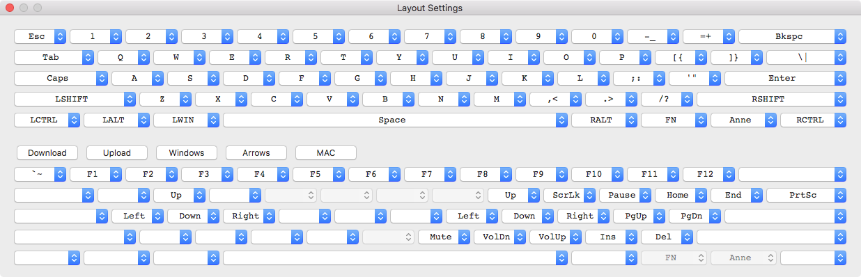 Layout window