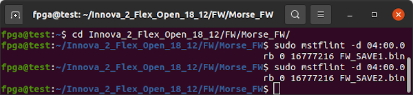 Read ConnectX-5 Firmware Using mstflint Read Block