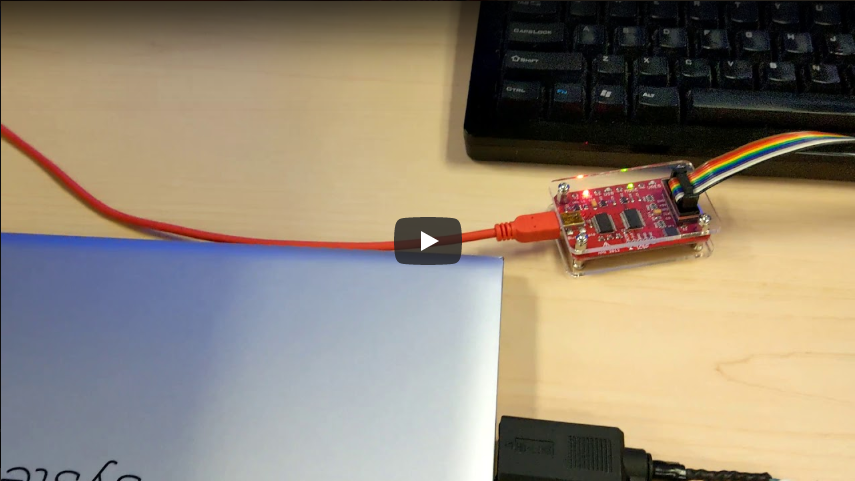 HDMI I2C Debug Demo using a Bus Pirate