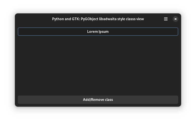 Libaswaita style class view