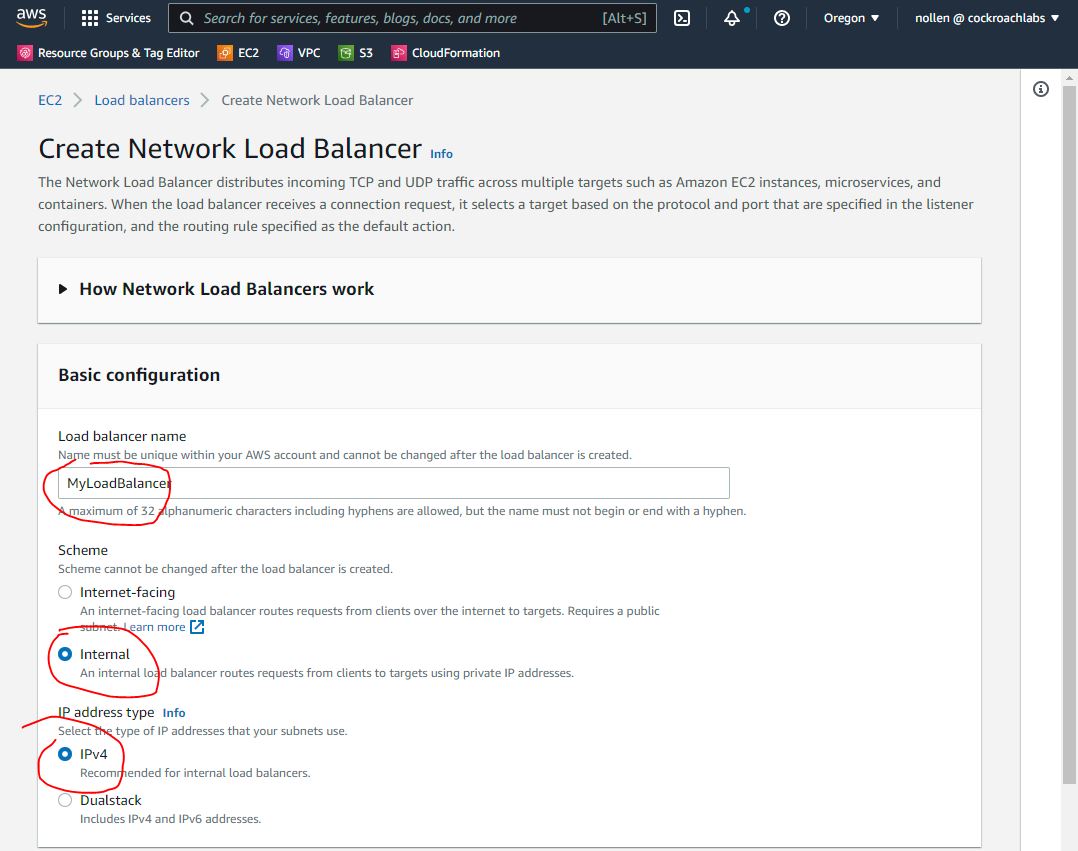 Load Balancer Basic Configuration