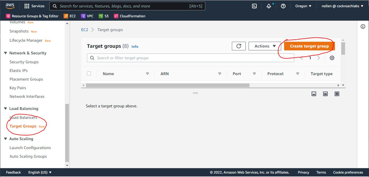 Create Target Group