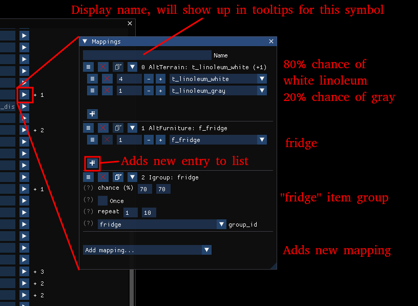 symbol mappings