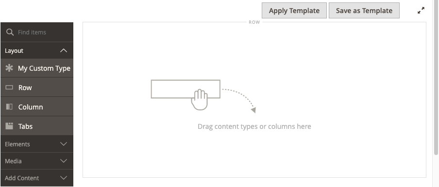 Custom module panel