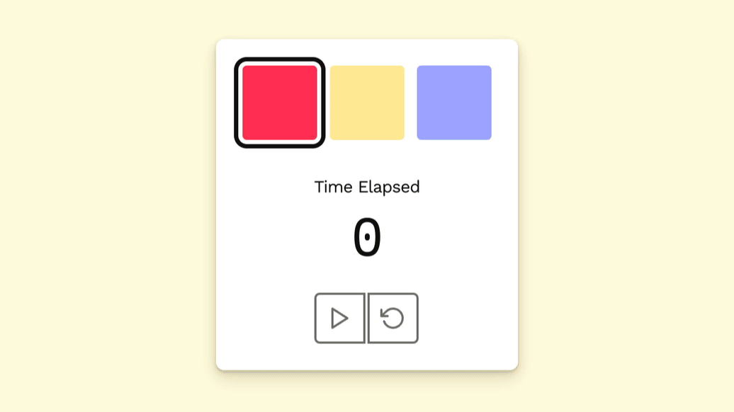 Screen recording of the CircularColorsDemo component