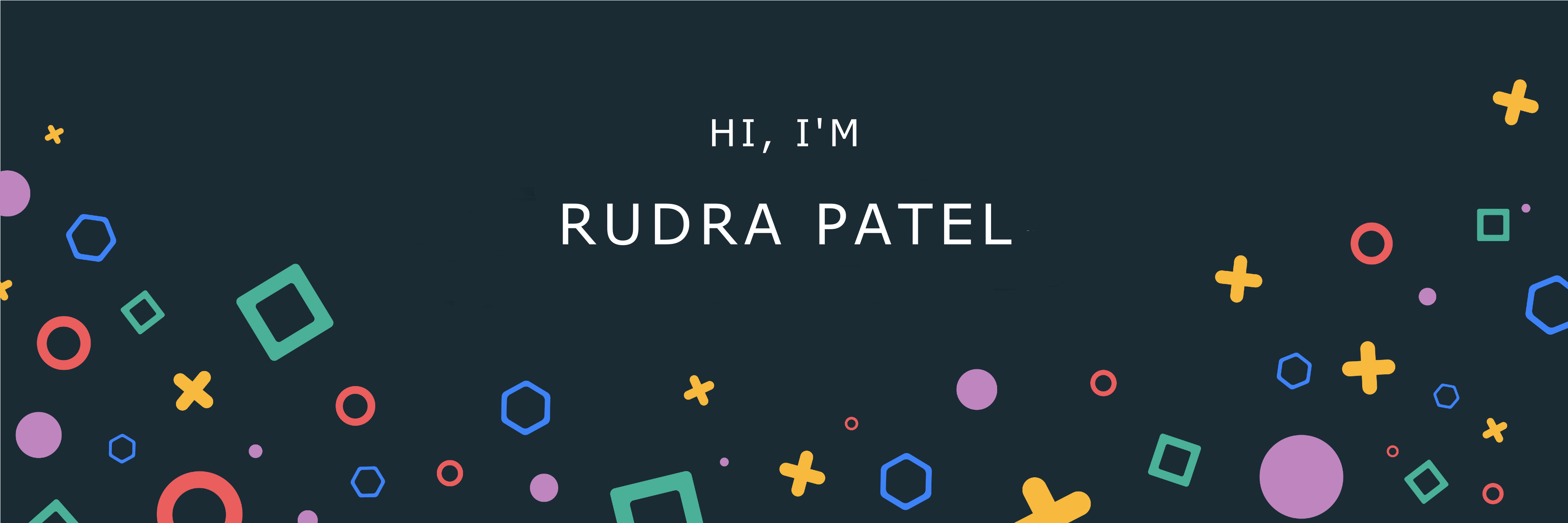 Rudra's GitHub Banner