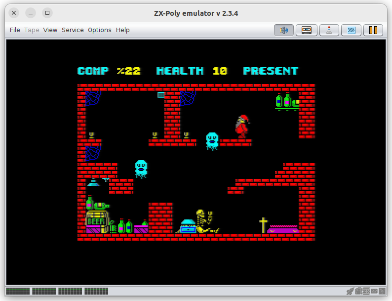 The Main Window of the Emulator