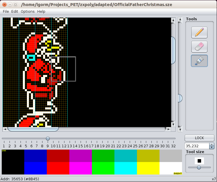 ZX-Poly Sprite Corrector screenshot