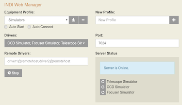 INDI Web Manager