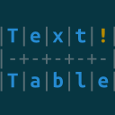 Text tables