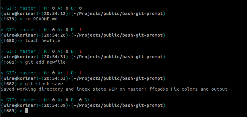 git prompt