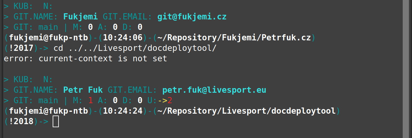 gituser prompt